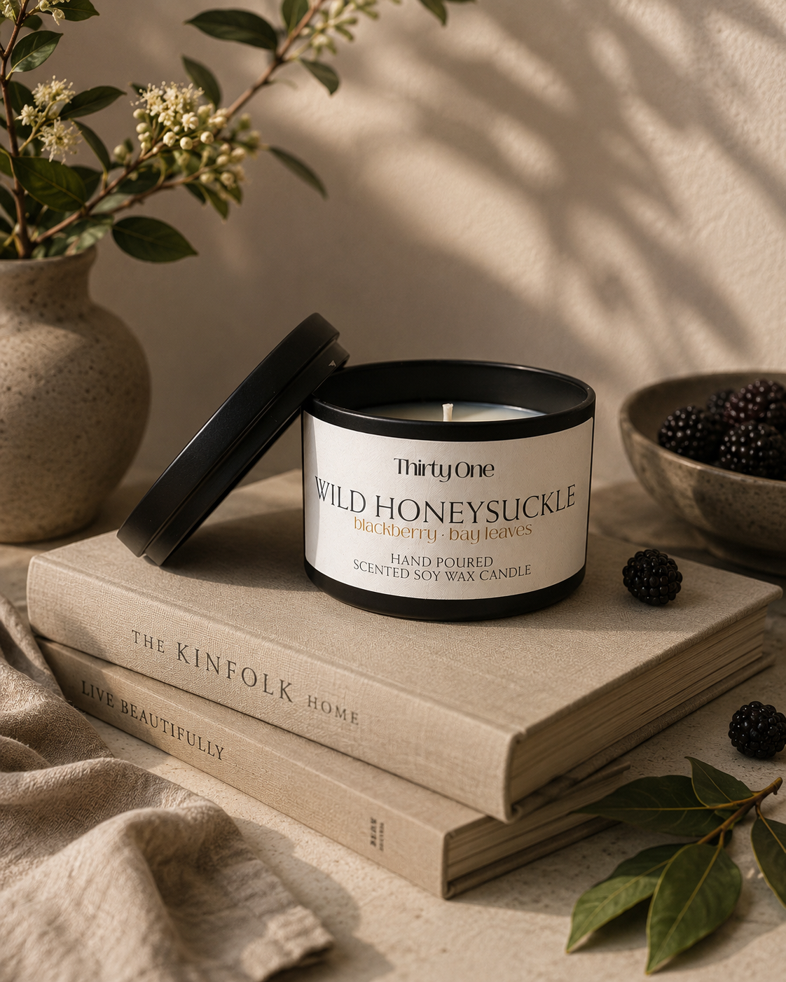 Wild Honeysuckle, Blackberry & Bay Leaves