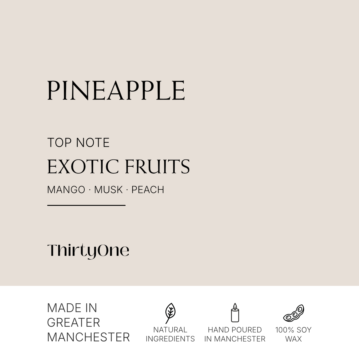 Pineapple, Peach & Mango