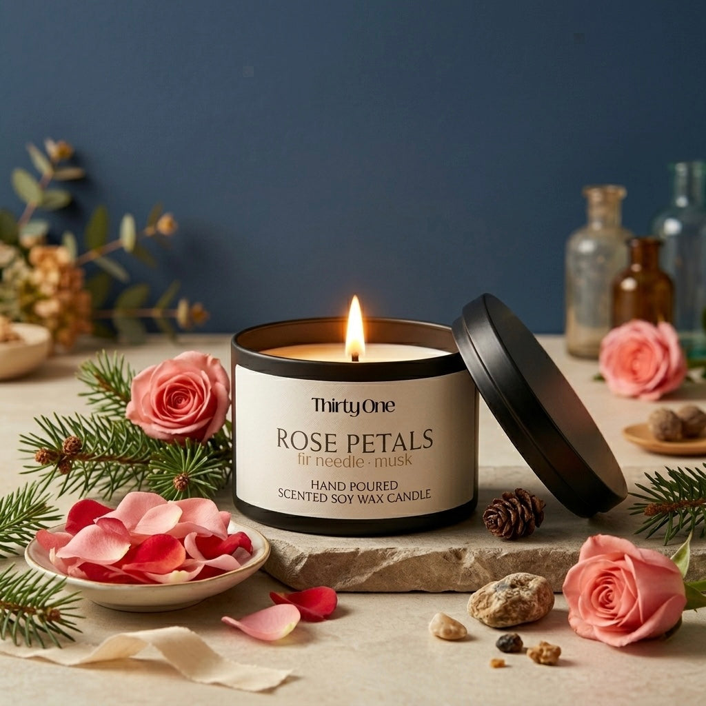 Rose Petals, Fir Needle & Musk