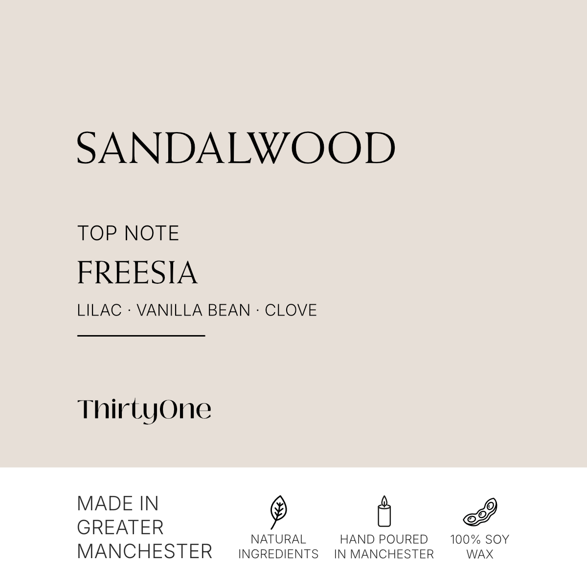 Sandalwood, Clove & Freesia