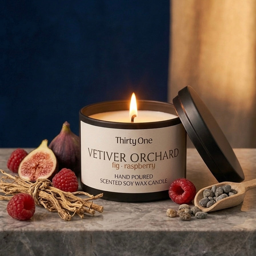 Vetiver Orchard, Fig and Raspberry