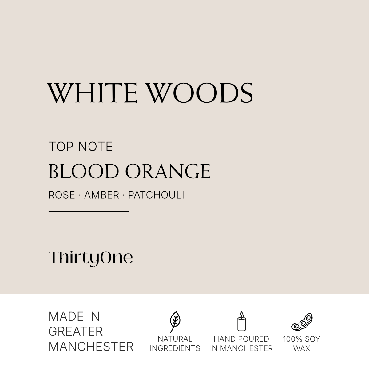 White Woods, Amber & Patchouli