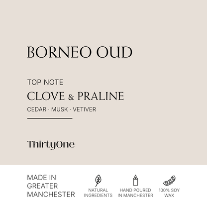 Borneo Oud, Rose & Musk
