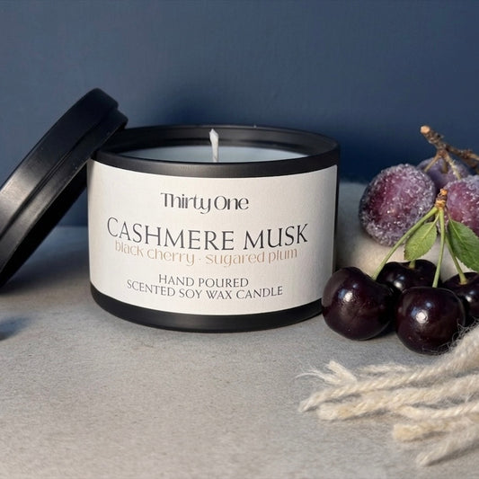 Cashmere Musk, Black Cherry & Sugared Plum