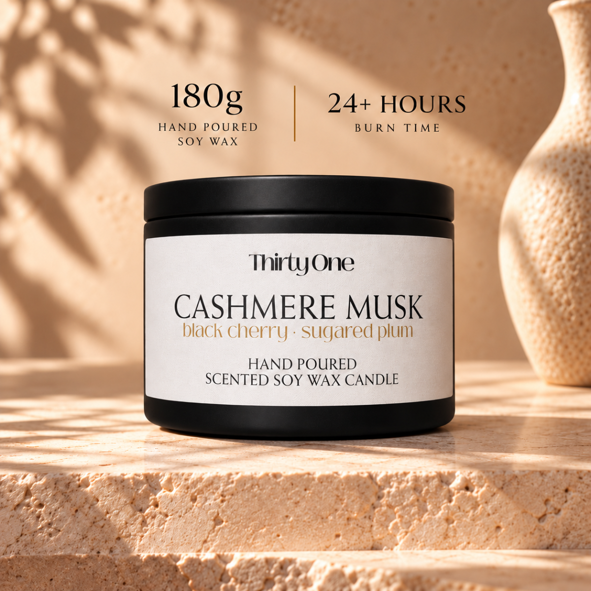 Cashmere Musk, Black Cherry & Sugared Plum