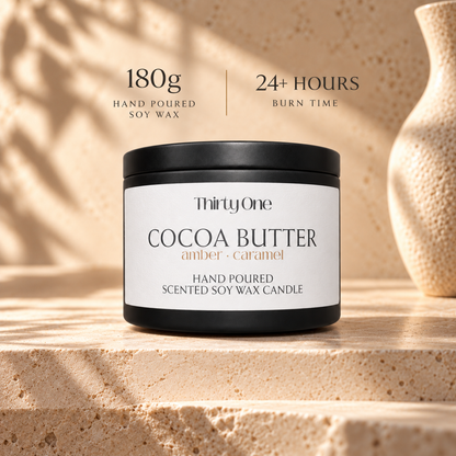 Cocoa Butter, Amber & Caramel