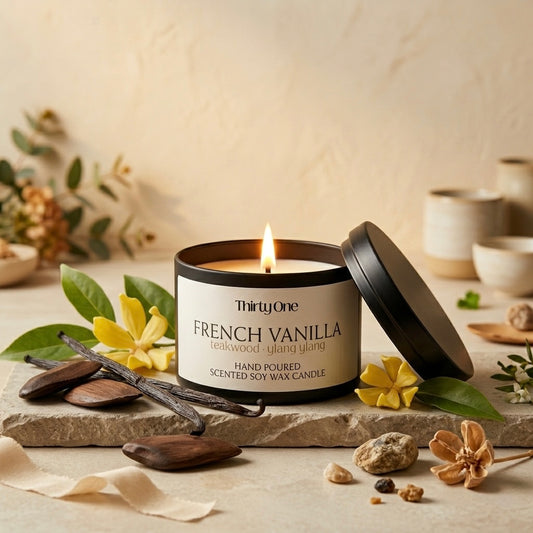 French Vanilla, Teakwood & Ylang Ylang