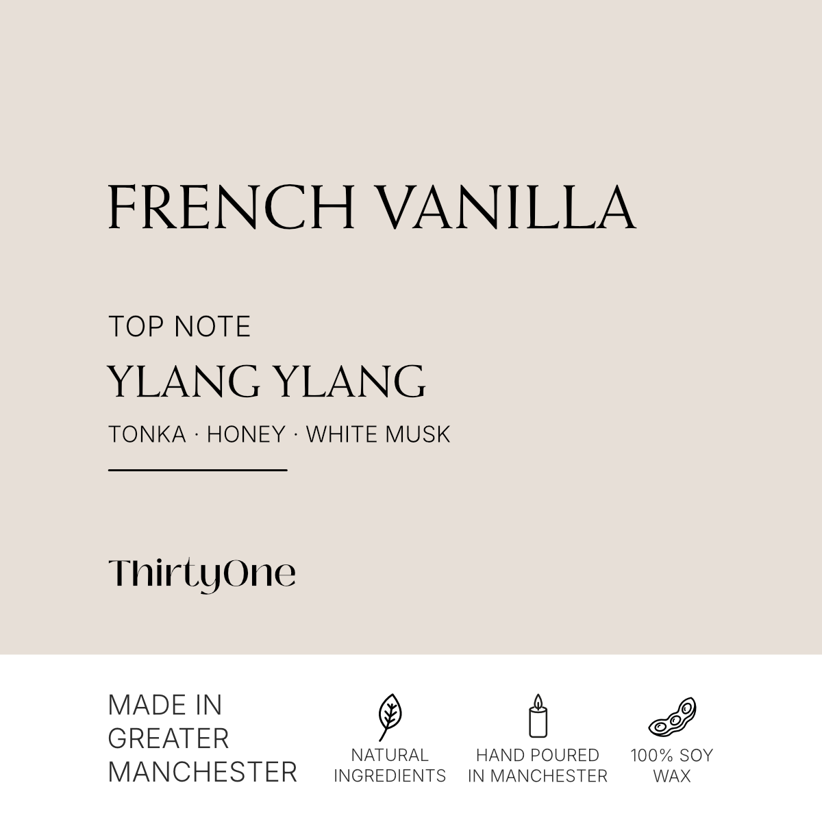 French Vanilla, Teakwood & Ylang Ylang