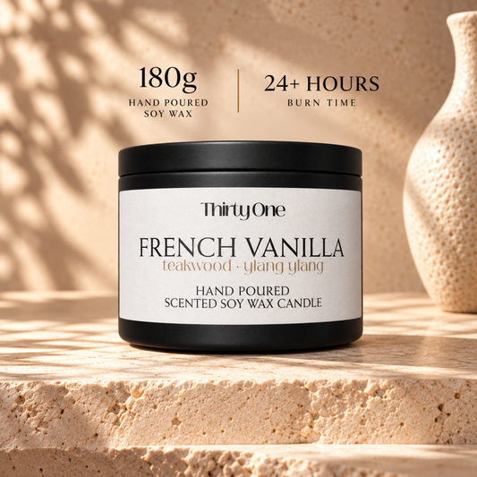 French Vanilla, Teakwood & Ylang Ylang