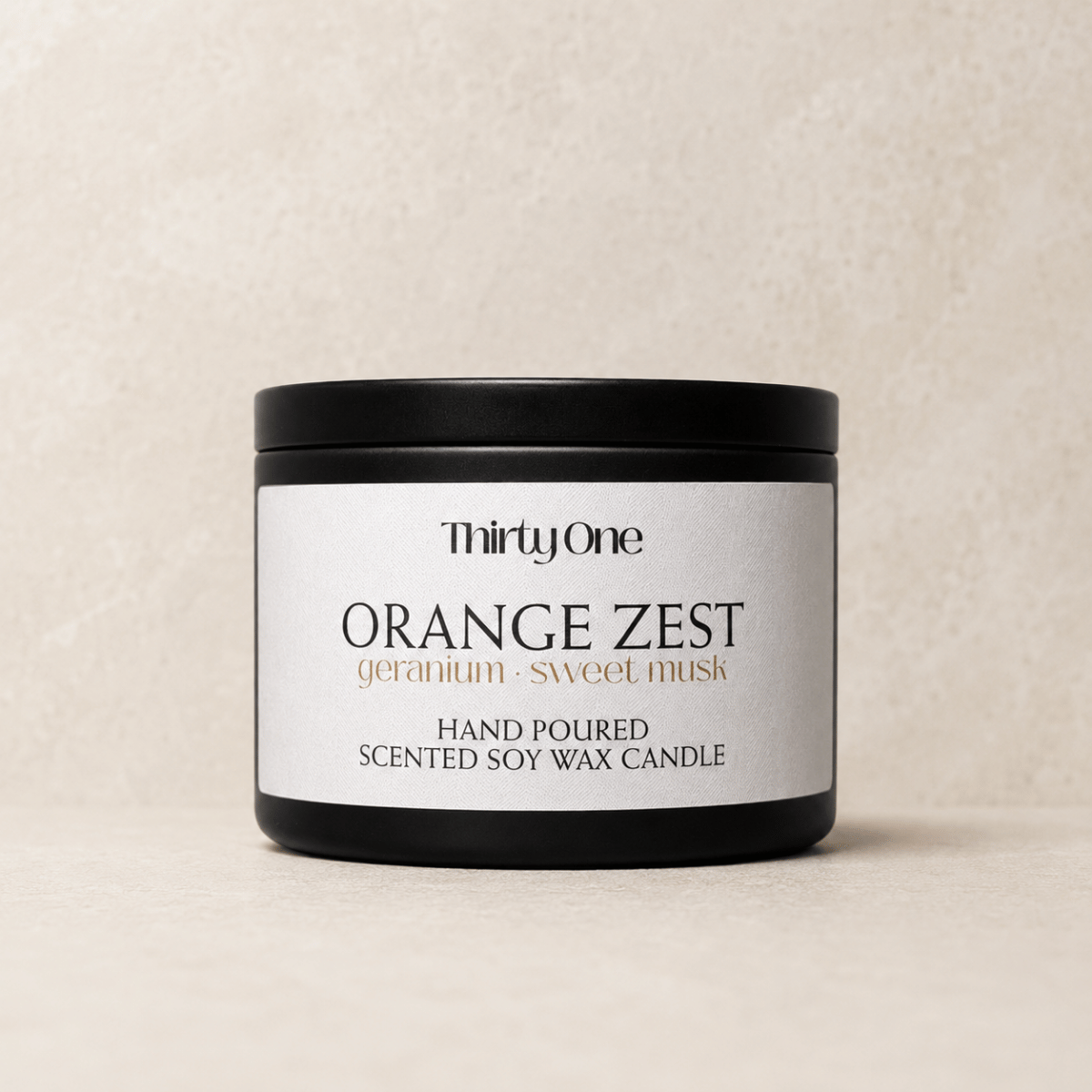 Orange Zest, Geranium & Sweet Musk