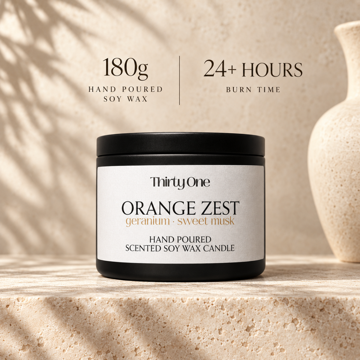 Orange Zest, Geranium & Sweet Musk