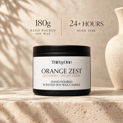 Orange Zest, Geranium & Sweet Musk