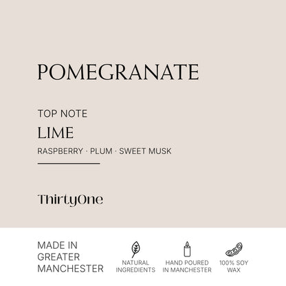 Pomegranate, Lime & Raspberry
