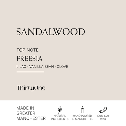 Sandalwood, Clove & Freesia