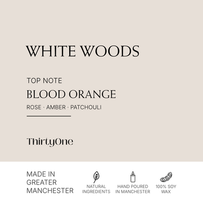 White Woods, Amber & Patchouli